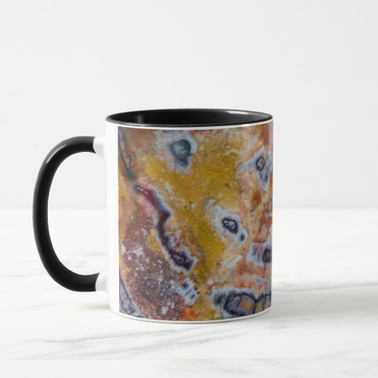 Versteinerte Holzbraun Tasse (Links)