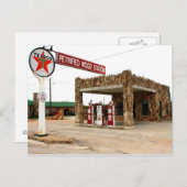 Versteinerte Holzstation, Decatur, Texas Post Card Postkarte (Vorne/Hinten)
