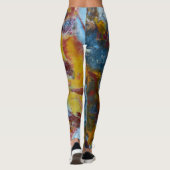 Versteinerte Holzstruktur Leggings (Rückseite)