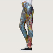 Versteinerte Holzstruktur Leggings (Links)