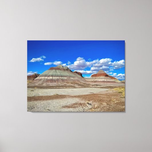 Versteinerte Waldberge Leinwanddruck (Vorderseite)