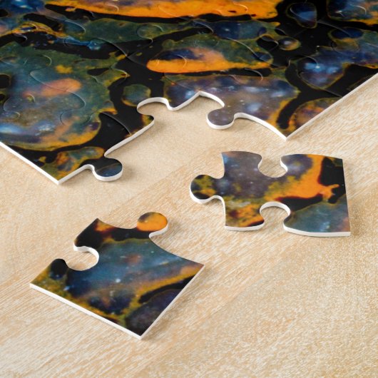 Versteinerter Dinosaurier-Knochen Puzzle (Seite)