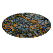 Versteinerter Dinosaurier-Knochen Schneidebrett (Ecke)