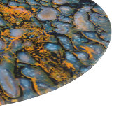 Versteinerter Dinosaurier-Knochen Schneidebrett (Ecke)