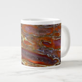 Versteinerter Dinosaurierknochen Jumbo-Tasse (Vorderseite Rechts)