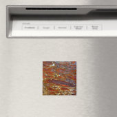 Versteinerter Dinosaurierknochen Magnet (In Situ (Geschirrspüler))