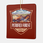 Versteinerter Forest National Park Illustration Re Keramikornament (Links)
