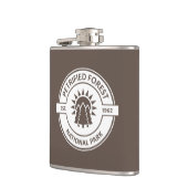 Versteinerter Forest National Park Sun Trees Flachmann (Links)