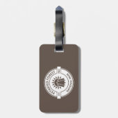 Versteinerter Forest National Park Sun Trees Gepäckanhänger (Rückseite vertikal)