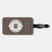 Versteinerter Forest National Park Sun Trees Gepäckanhänger (Rückseite horizontal)