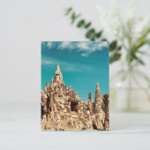 versteinerter Holzpark Postkarte (Stehend Vorderseite)