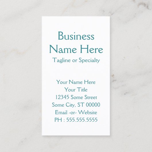 versteinerter Holzpark Visitenkarte (Rückseite)