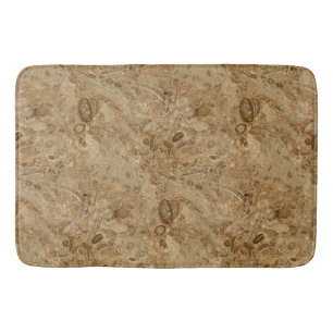Versteinerter Marmorierungblick Browns Badematte
