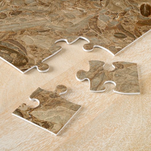Versteinerter Marmorierungblick Browns Puzzle (Seite)