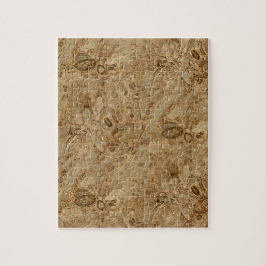 Versteinerter Marmorierungblick Browns Puzzle (Vertikal)