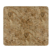 Versteinerter Marmorierungblick Browns Schneidebrett (Vorderseite)