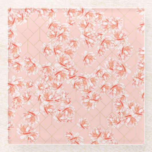 versteinerter Wald Glasuntersetzer (Vorderseite)