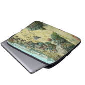 Versteinerter Wald Laptopschutzhülle (Vorne Knopf)