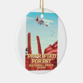 Versteinerter Wald Nationalpark, Arizona. Keramikornament (Rechts)