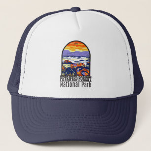 Versteinerter Wald Nationalpark Arizona Vintage  Truckerkappe