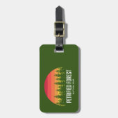 Versteinerter Wald-Nationalpark Gepäckanhänger (Vorderseite vertikal)