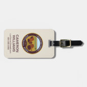 Versteinerter Wald-Nationalpark Gepäckanhänger (Vorderseite horizontal)