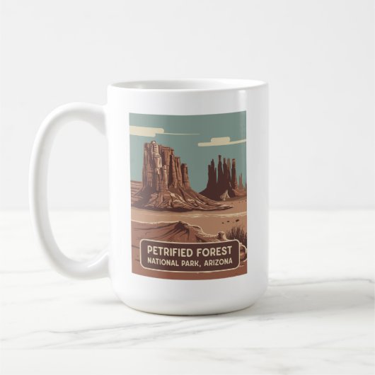 Versteinerter Wald-Nationalpark Kaffeetasse (Links)