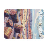 Versteinerter Wald Nationalpark Magnet (Horizontal)