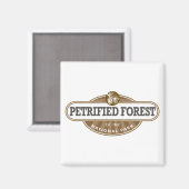 Versteinerter Wald-Nationalpark Magnet (Vorderseite/Rückseite)