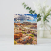 versteinerter Wald-Nationalpark, malerische Wüste Postkarte (Stehend Vorderseite)