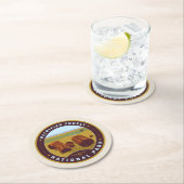 Versteinerter Wald-Nationalpark Runder Pappuntersetzer (Vor Ort)