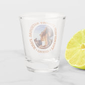 Versteinerter Wald (NP2) Schnapsglas (Rückseite)