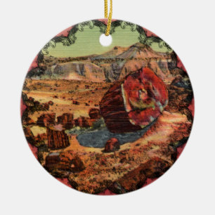 Versteinerter Wald Vintages Arizona Ornament