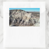 versteinertes Forest Blue Mesa Badlands Wüste Foto Rechteckiger Aufkleber (Tasche)