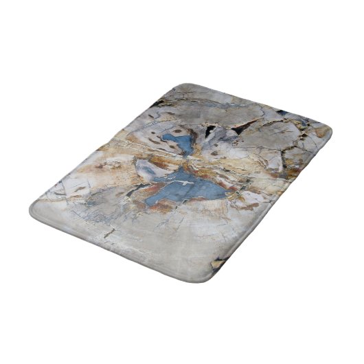 Versteinertes Holz Badematte (Schrägansicht)