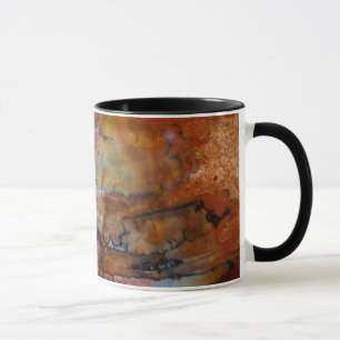 Versteinertes Holz Braun Tasse