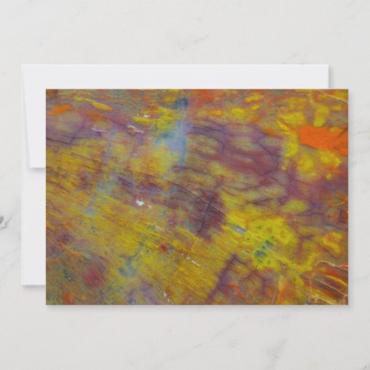 versteinertes Holz Dankeskarte (Vorderseite)