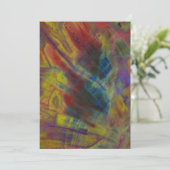 Versteinertes Holz Dankeskarte (Stehend Vorderseite)