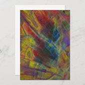 Versteinertes Holz Dankeskarte (Vorne/Hinten)