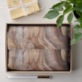 Versteinertes Holz-Dekoupage Seidenpapier (Geschenk)