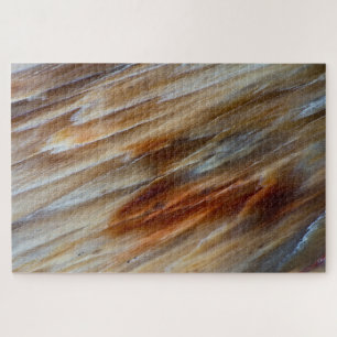 Versteinertes Holz mit unebener Oberfläche Puzzle