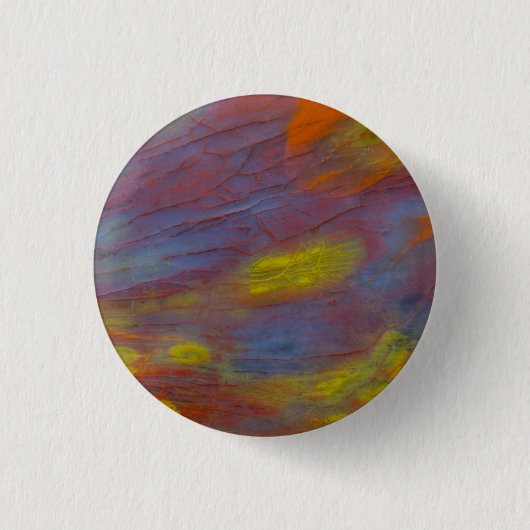 Versteinertes Holz Nah Button (Vorderseite)