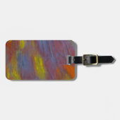 Versteinertes Holz Nah Gepäckanhänger (Vorderseite horizontal)