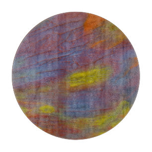 Versteinertes Holz Nah Schneidebrett