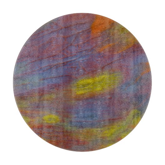 Versteinertes Holz Nah Schneidebrett (Vorderseite)