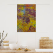 versteinertes Holz Poster (Küche)