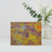 versteinertes Holz Postkarte (Stehend Vorderseite)