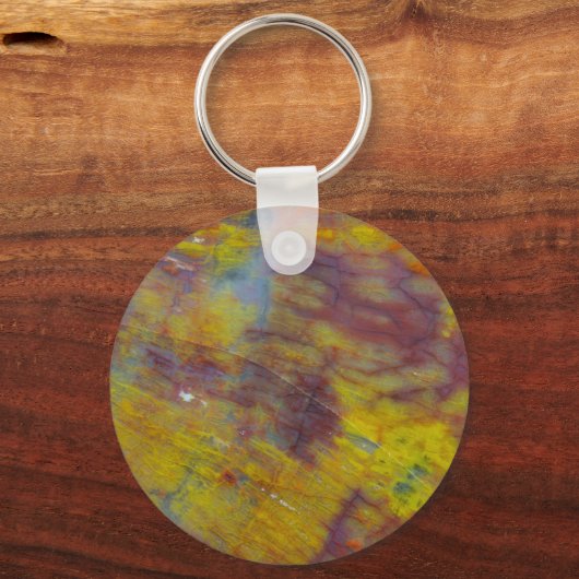 versteinertes Holz Schlüsselanhänger (Vorderseite)