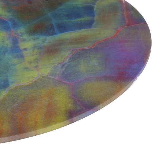 Versteinertes Holz Schneidebrett (Ecke)