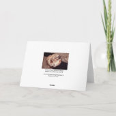 Versteinertes Holzlog mit Schatten Arizona-Foto Karte (Rückseite)